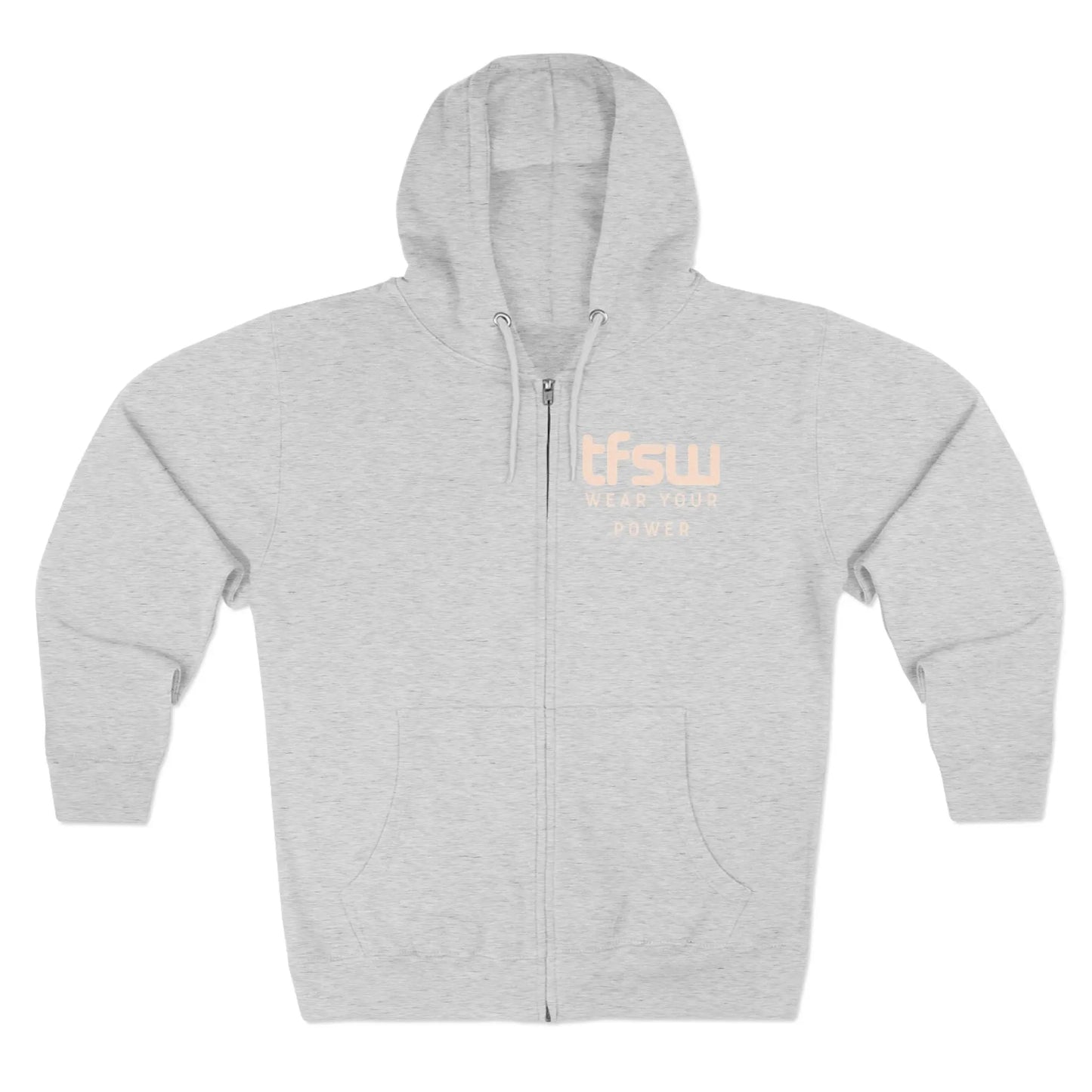 Printify Hoodie Heather Grey / S Womens Panther tattoo inspired zipper hoodie Womens Panther tattoo inspired zipper hoodie
