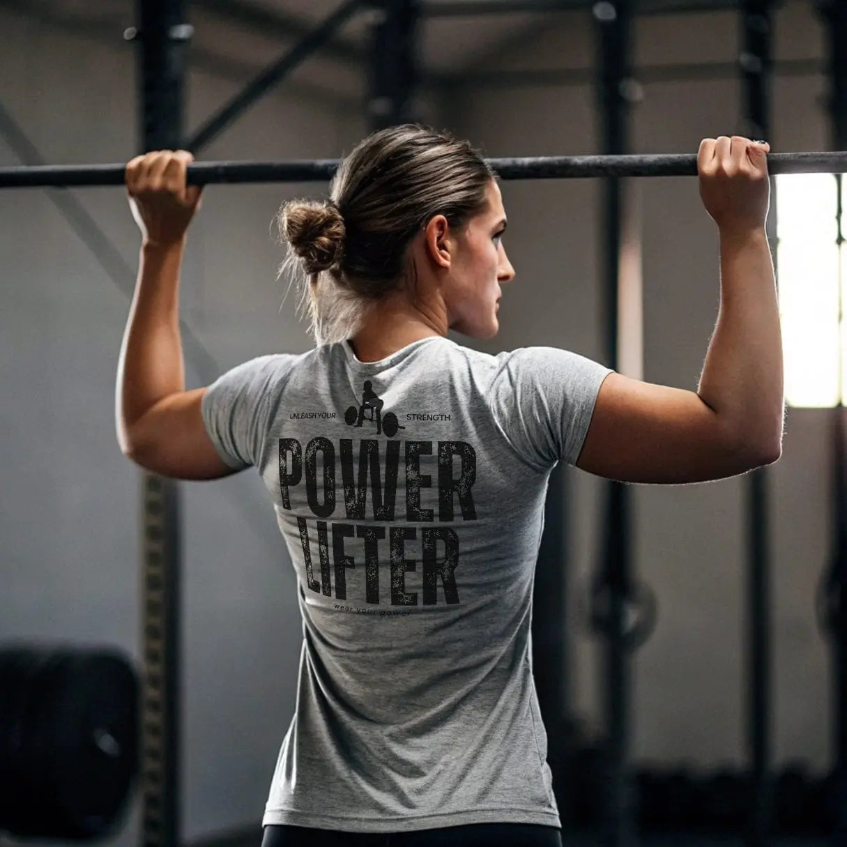 Printify T-Shirt Empowering Women's Workout Tee - 'Power lifter' Empowering Women's Workout Tee - 'Power lifter'