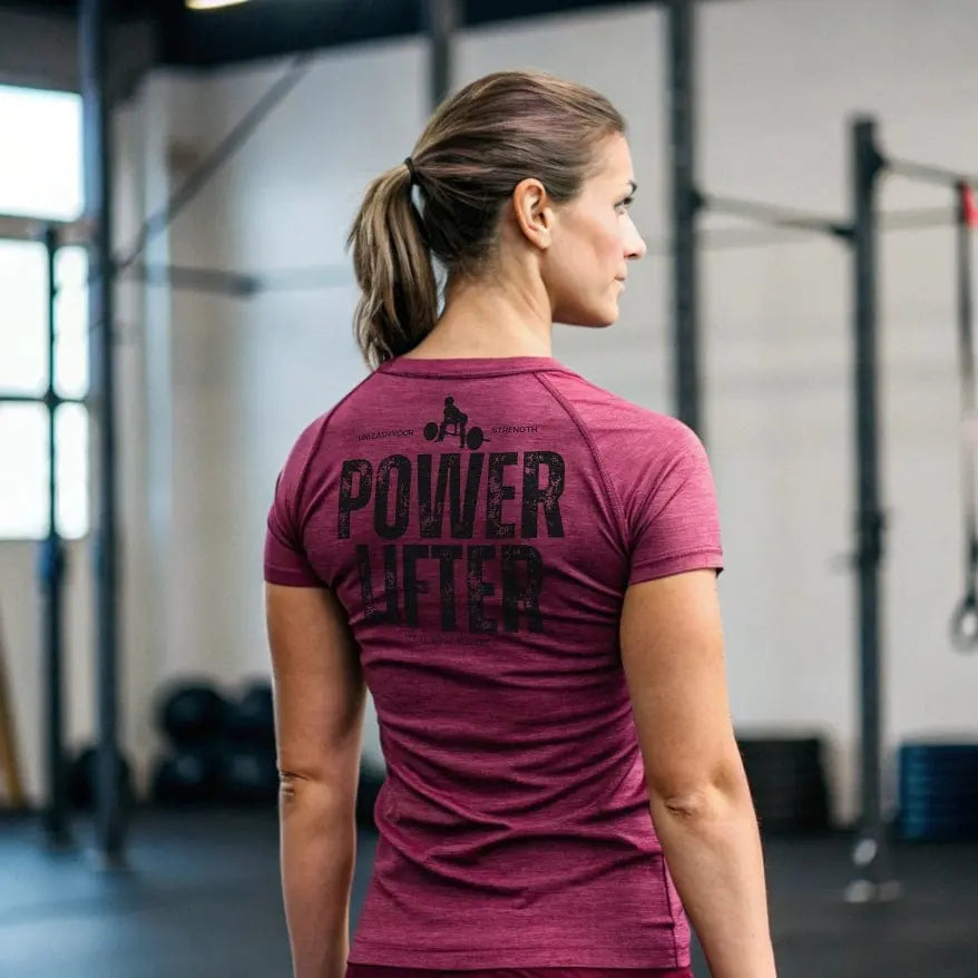 Printify T-Shirt Empowering Women's Workout Tee - 'Power lifter' Empowering Women's Workout Tee - 'Power lifter'