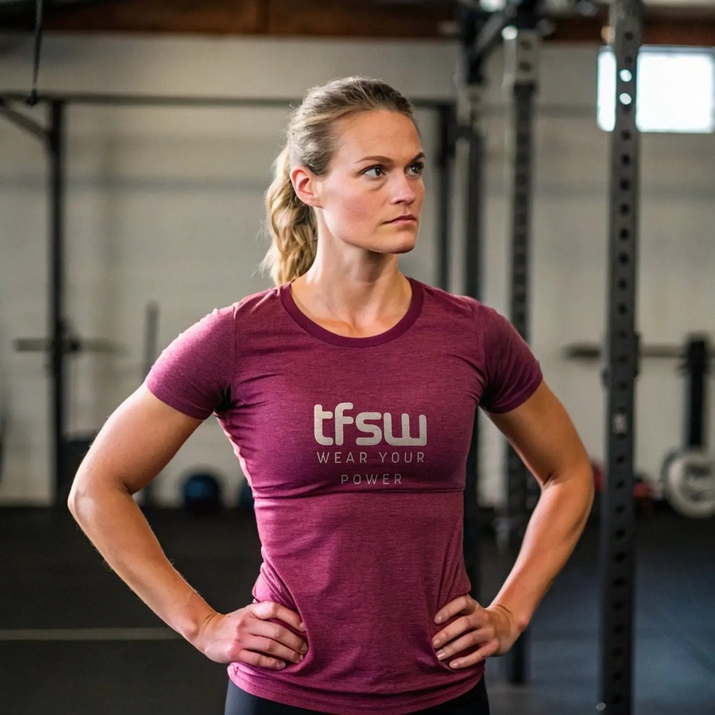 Printify T-Shirt Empowering Women's Workout Tee - 'Power lifter' Empowering Women's Workout Tee - 'Power lifter'