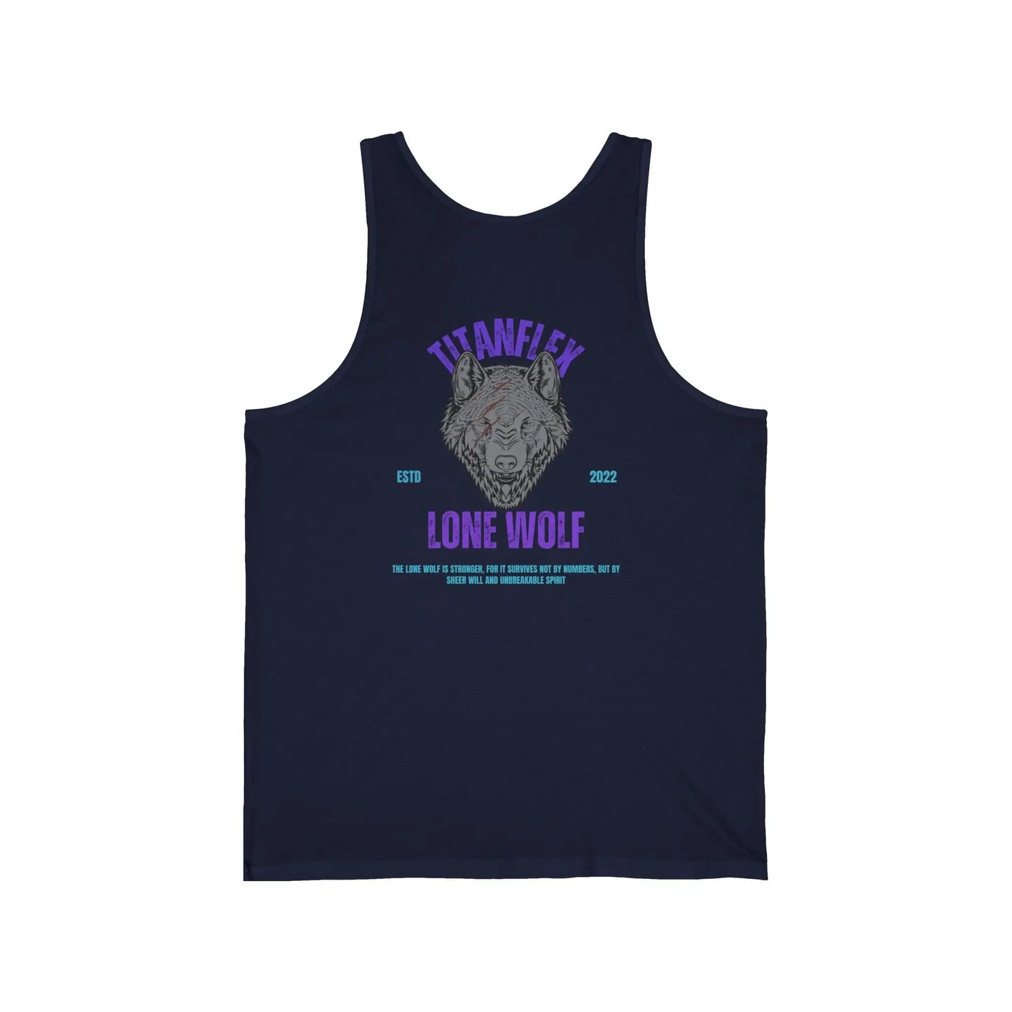 Printify Tank Top Men's Gym/bodybuilding Tank Top – Lone Wolf Design Men's Gym/bodybuilding Tank Top – Lone Wolf Design - TitanFlex