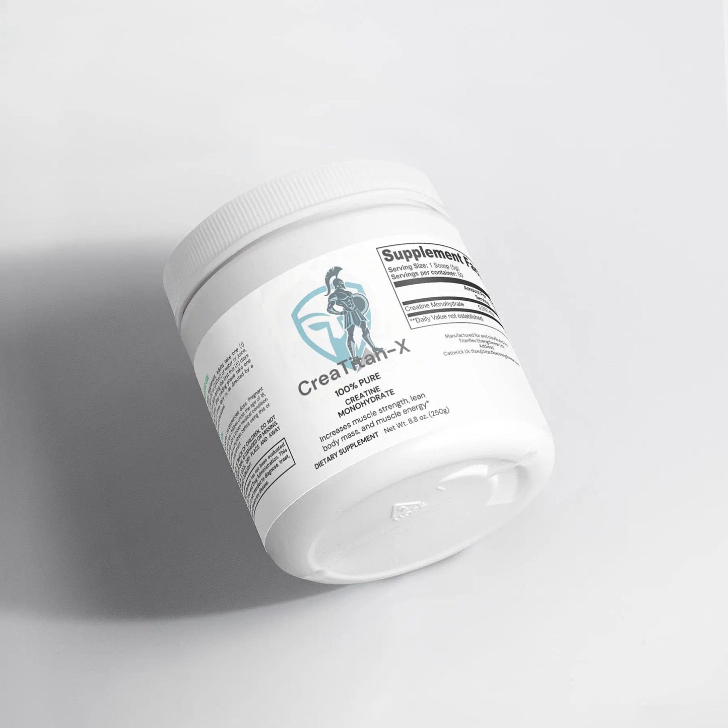 Pharmaceutical-grade creatine monohydrate powder for strength, size & recovery. Third-party tested, stomach-friendly, and mixable. Creatine Monohydrate Creatine Monohydrate - TitanFlex Strength Wear