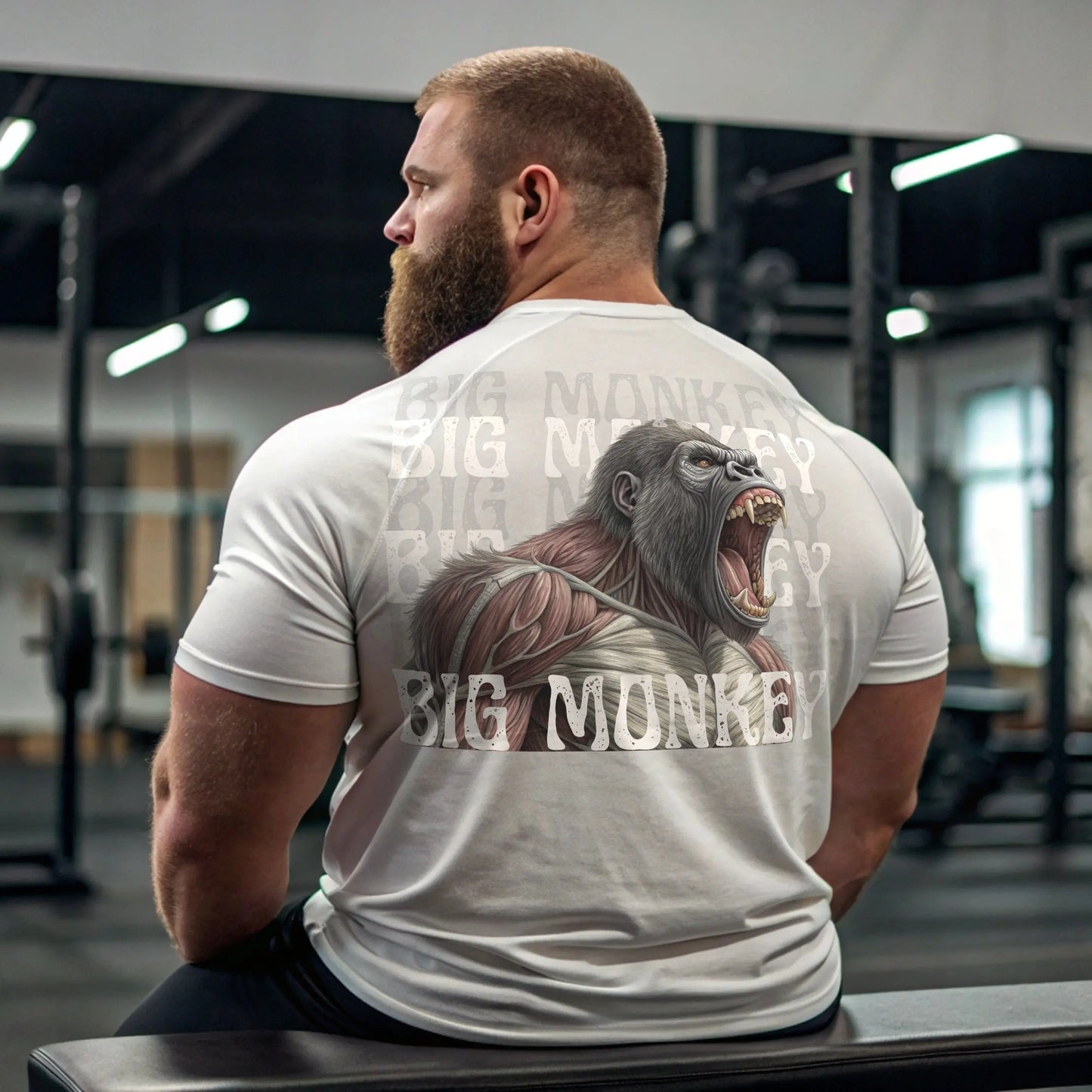 TitanFlex Strength Wear T-Shirt Big monkey bodybulding/strongman Tee - Wear your power Big monkey bodybulding/strongman Tee - Wear your power