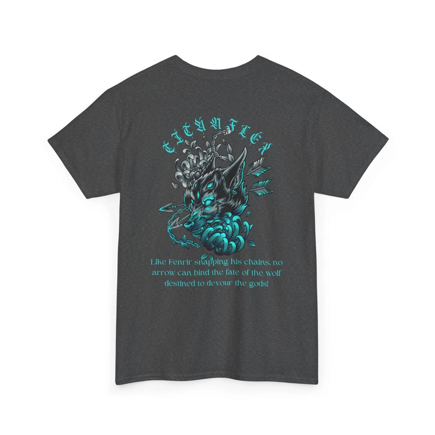TitanFlex Strength Wear T-Shirt Men’s Gym T-Shirt – Fenrir & Arrows | Nordic Wolf Workout Shirt Men’s Gym T-Shirt – Fenrir & Arrows | Nordic Wolf Workout Shirt. Modern Viking bodybuilder