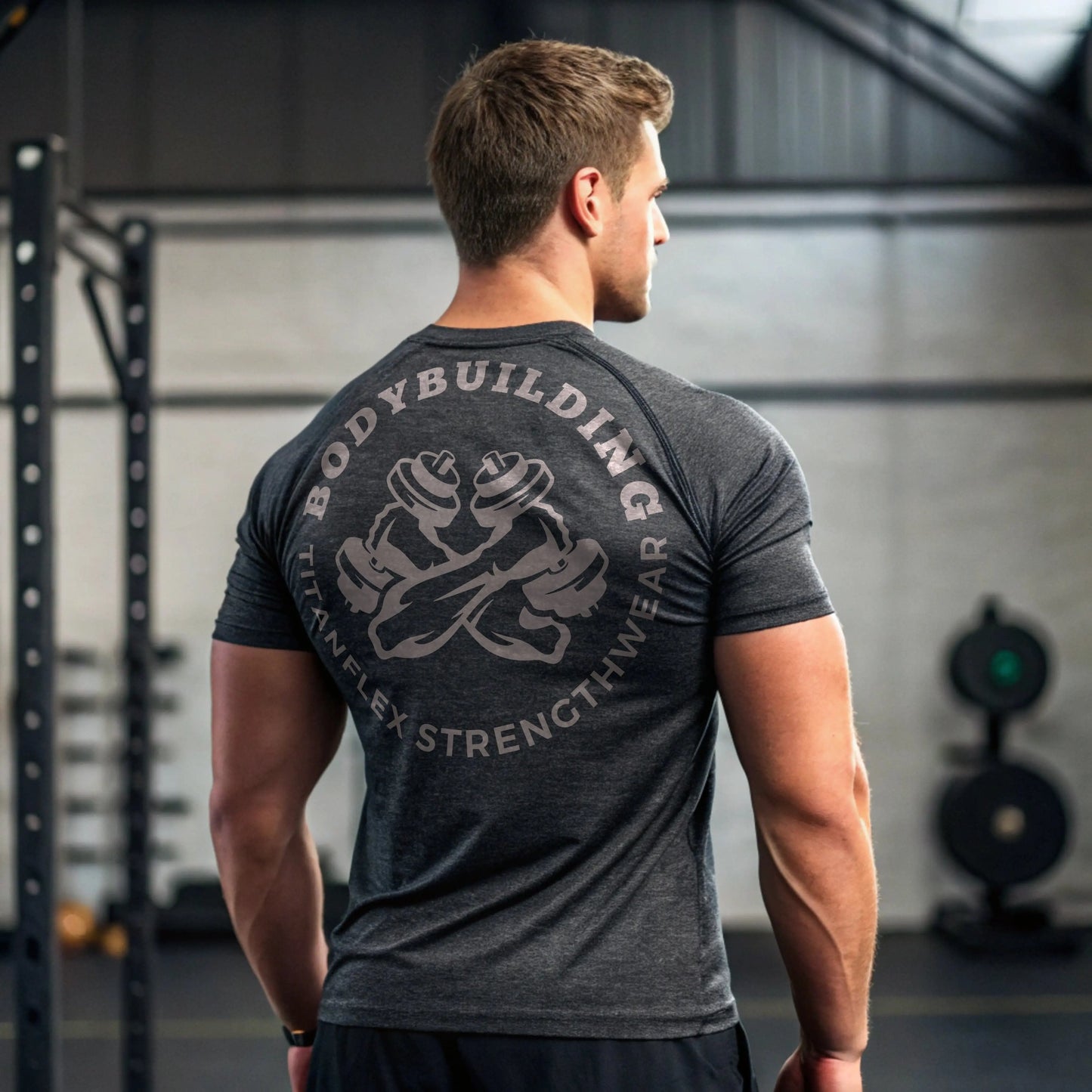 TitanFlex Strength Wear T-Shirt Men’s TitanFlex Bodybuilding Gym T-Shirt Men’s TitanFlex Bodybuilding Gym T-Shirt