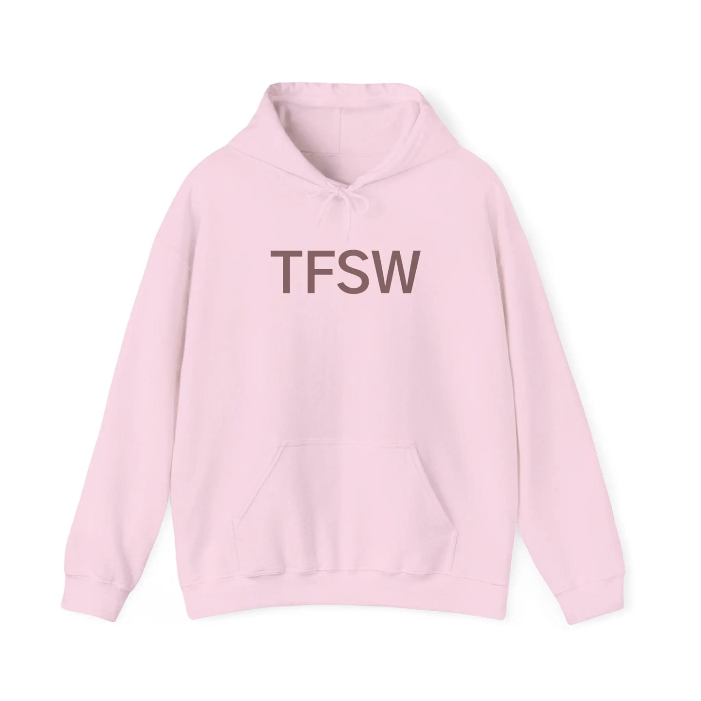 Printify Hoodie Light Pink / S Unisex Hooded Sweatshirt - Lone Wolf Design, Perfect for Fitness and Outdoor Enthusiasts Unisex Hooded Sweatshirt - Lone Wolf Design, Perfect for Fitness and Outdoor Enthusiasts
