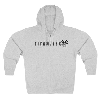 Printify Hoodie Men's zip Hoodie - Conquer Your Goals Men's zip Hoodie - Conquer Your Goals