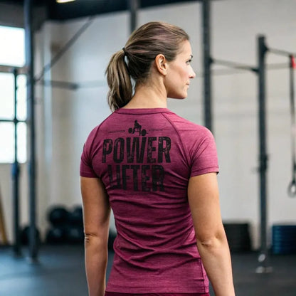 Printify T-Shirt Empowering Women's Workout Tee - 'Power lifter' Empowering Women's Workout Tee - 'Power lifter'