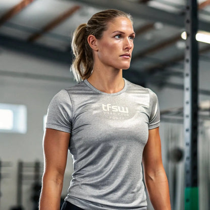 Printify T-Shirt Empowering Women's Workout Tee - 'Power lifter' Empowering Women's Workout Tee - 'Power lifter'
