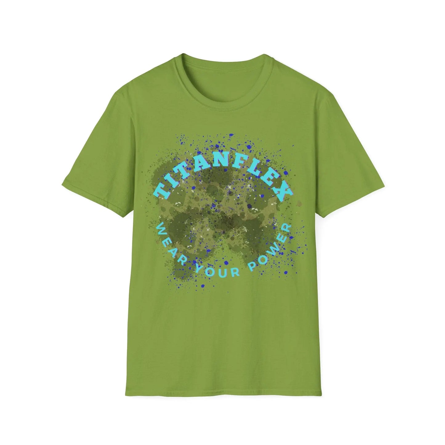 Printify T-Shirt Kiwi / S Evolution Graphic Tee - Heavy Cotton Shirt for Workout/bodybuilding Titanflex Evolution Graphic Tee - Mens bodybuilding T Shirt 