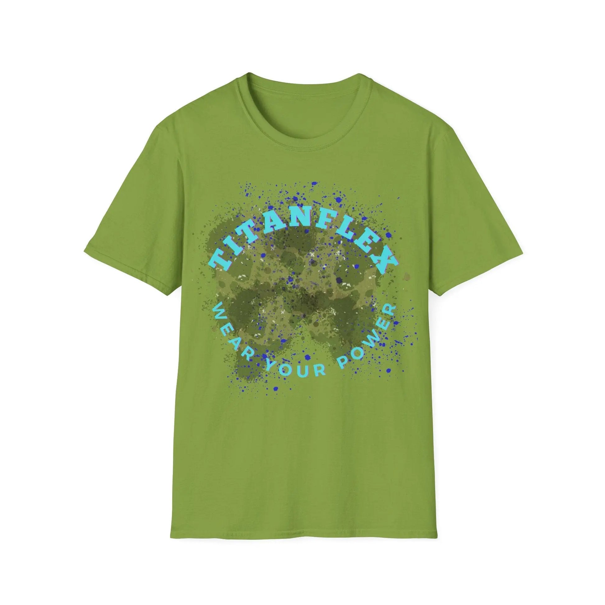 Printify T-Shirt Kiwi / S Evolution Graphic Tee - Heavy Cotton Shirt for Workout/bodybuilding Titanflex Evolution Graphic Tee - Mens bodybuilding T Shirt 