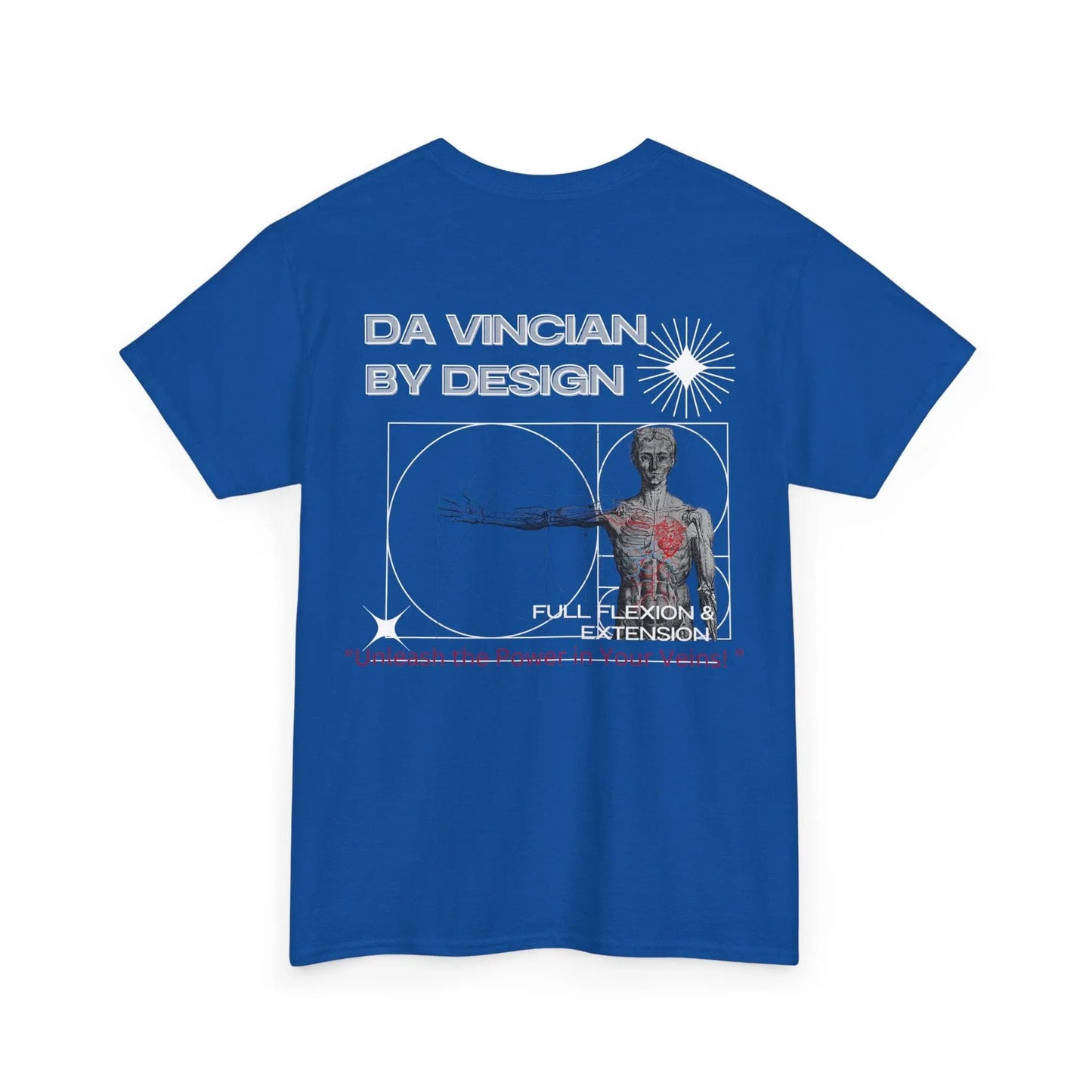 Printify T-Shirt Men's Gym T-Shirt – Vitruvian Man gym Tee Men's Gym T-Shirt – Vitruvian Man gym Tee
