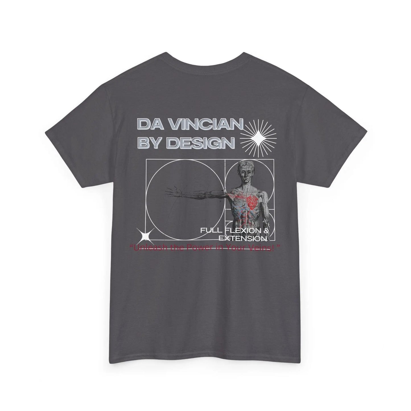 Printify T-Shirt Men's Gym T-Shirt – Vitruvian Man gym Tee Men's Gym T-Shirt – Vitruvian Man gym Tee