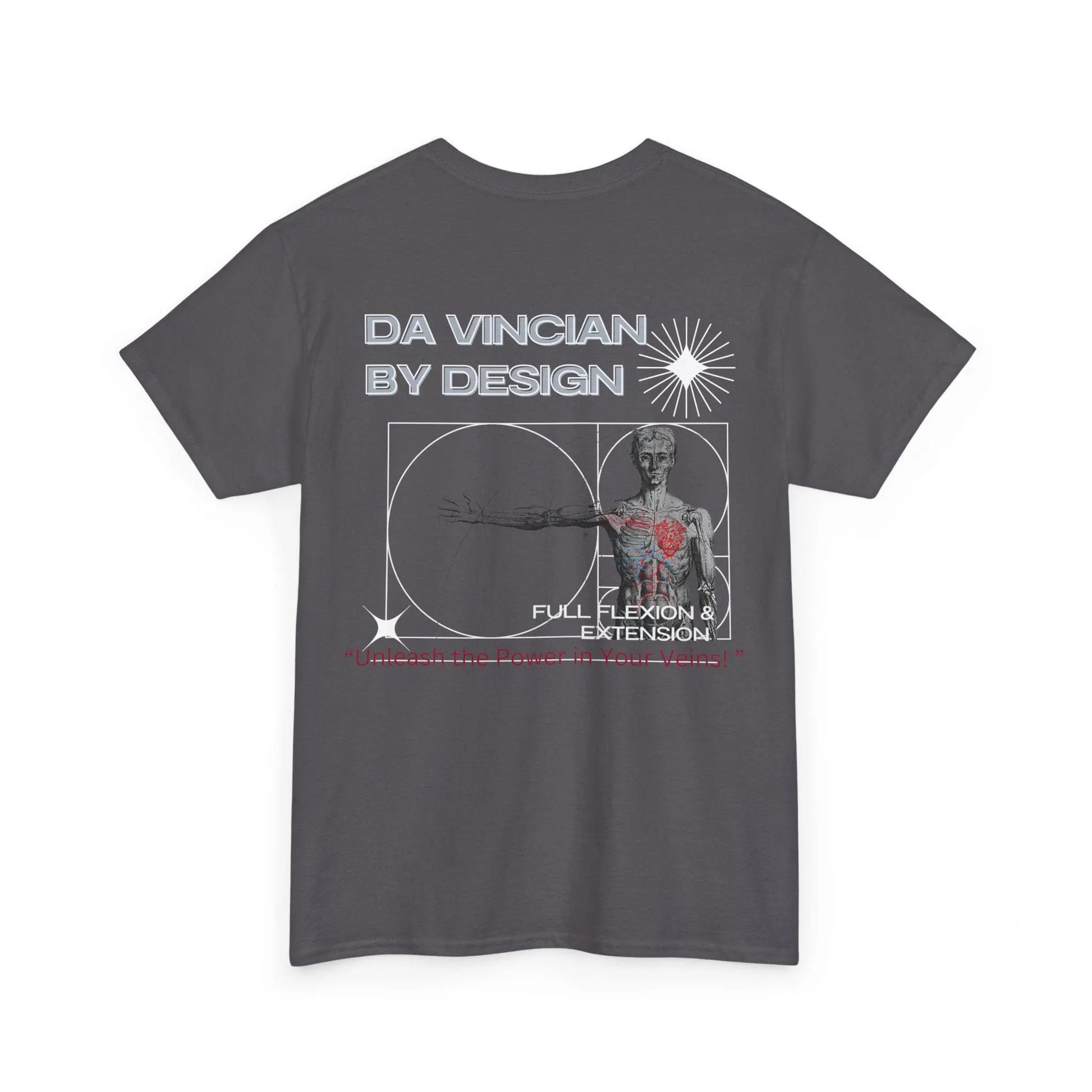 Printify T-Shirt Men's Gym T-Shirt – Vitruvian Man gym Tee Men's Gym T-Shirt – Vitruvian Man gym Tee