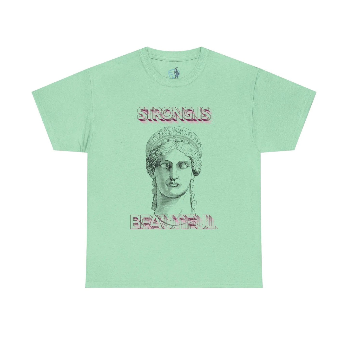 Printify T-Shirt Mint Green / S Titanflex Women's Gym T-Shirt – Strong is Beautiful, Resilient & Powerful Women's Gym T-Shirt – Strong is Beautiful, Resilient & Powerful - 