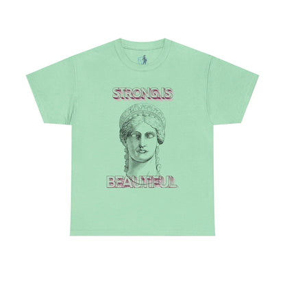 Printify T-Shirt Mint Green / S Titanflex Women's Gym T-Shirt – Strong is Beautiful, Resilient & Powerful Women's Gym T-Shirt – Strong is Beautiful, Resilient & Powerful - 