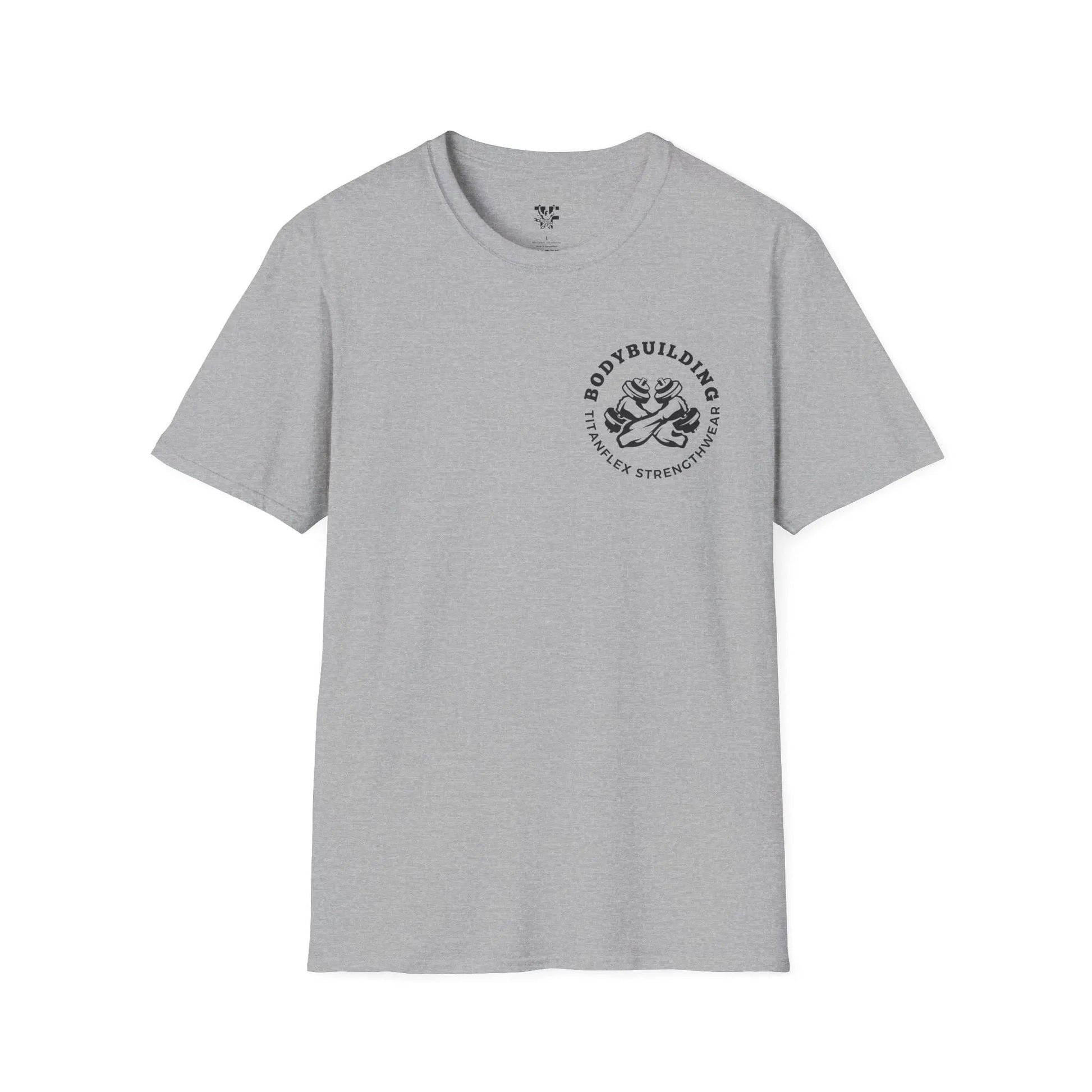 Printify T-Shirt Sport Grey / S Mens bodybuilding T-Shirt - Comfortable Gym & Lifestyle Tee Men's Softstyle T-Shirt - Bodybuilding club tee, Gym & Lifestyle - 