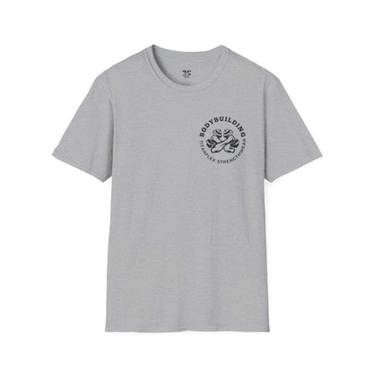 Printify T-Shirt Sport Grey / S Mens bodybuilding T-Shirt - Comfortable Gym & Lifestyle Tee Men's Softstyle T-Shirt - Bodybuilding club tee, Gym & Lifestyle - 