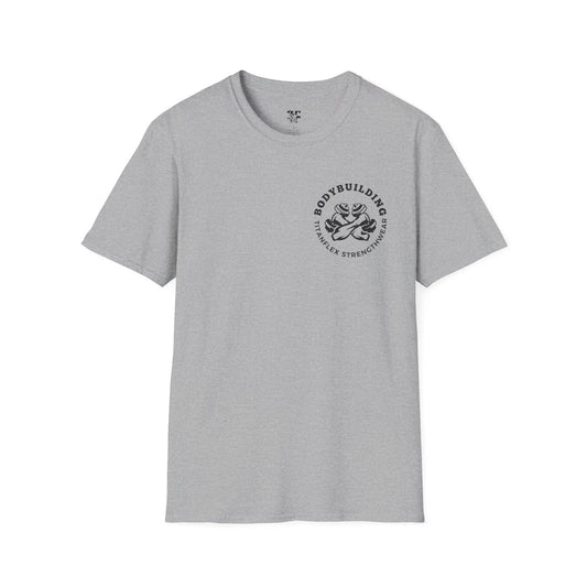 Printify T-Shirt Sport Grey / S Mens bodybuilding T-Shirt - Comfortable Gym & Lifestyle Tee Men's Softstyle T-Shirt - Bodybuilding club tee, Gym & Lifestyle - 