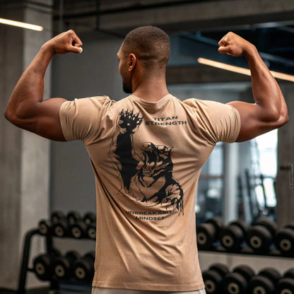Printify T-Shirt Titanflex Unbreakable Mindset T-Shirt for Men – Premium Performance Gym Wear Titanflex Unbreakable Mindset T-Shirt for Men – Premium Performance Gym Wear