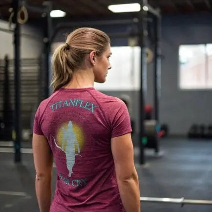 Printify T-Shirt Women’s Gym T-Shirt – Legendary Warrior-War Cry Women’s Gym T-Shirt – Legendary Warrior-War Cry