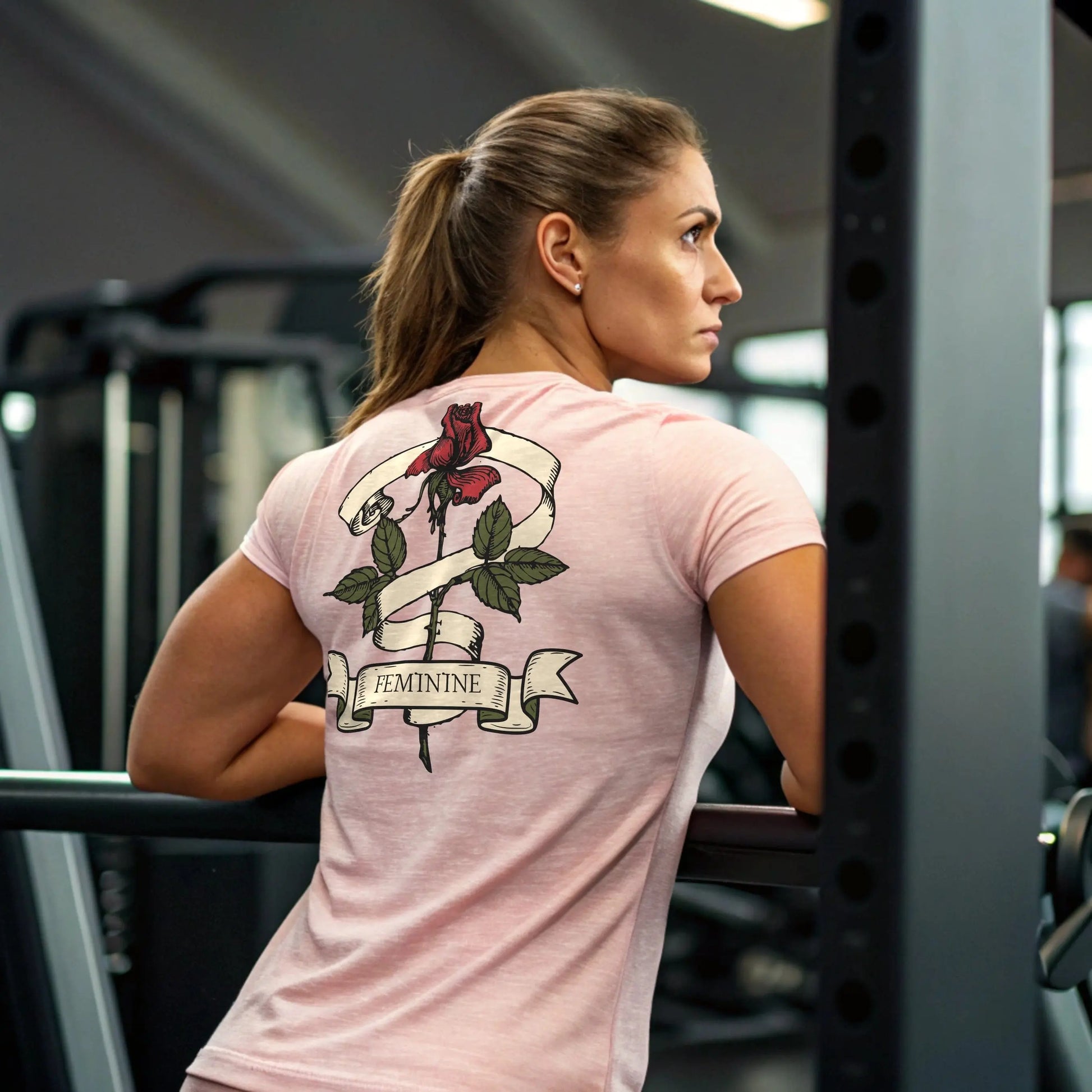 Printify T-Shirt Women's Gym T-Shirt – Lightweight, Activewear for workouts Women's Gym T-Shirt – Lightweight, Activewear for workouts