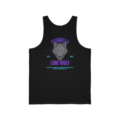 Printify Tank Top Men's Gym/bodybuilding Tank Top – Lone Wolf Design Men's Gym/bodybuilding Tank Top – Lone Wolf Design - TitanFlex 