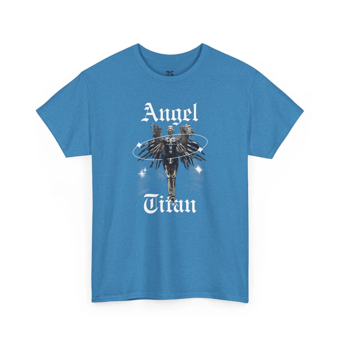 TitanFlex Strength Wear T-Shirt Heather Sapphire / S / Female Womens bodybuilding Angel Titan Gym T-Shirt – Ultimate Performance & Style Womens bodybuilding Angel Titan Gym T-Shirt – Ultimate Style