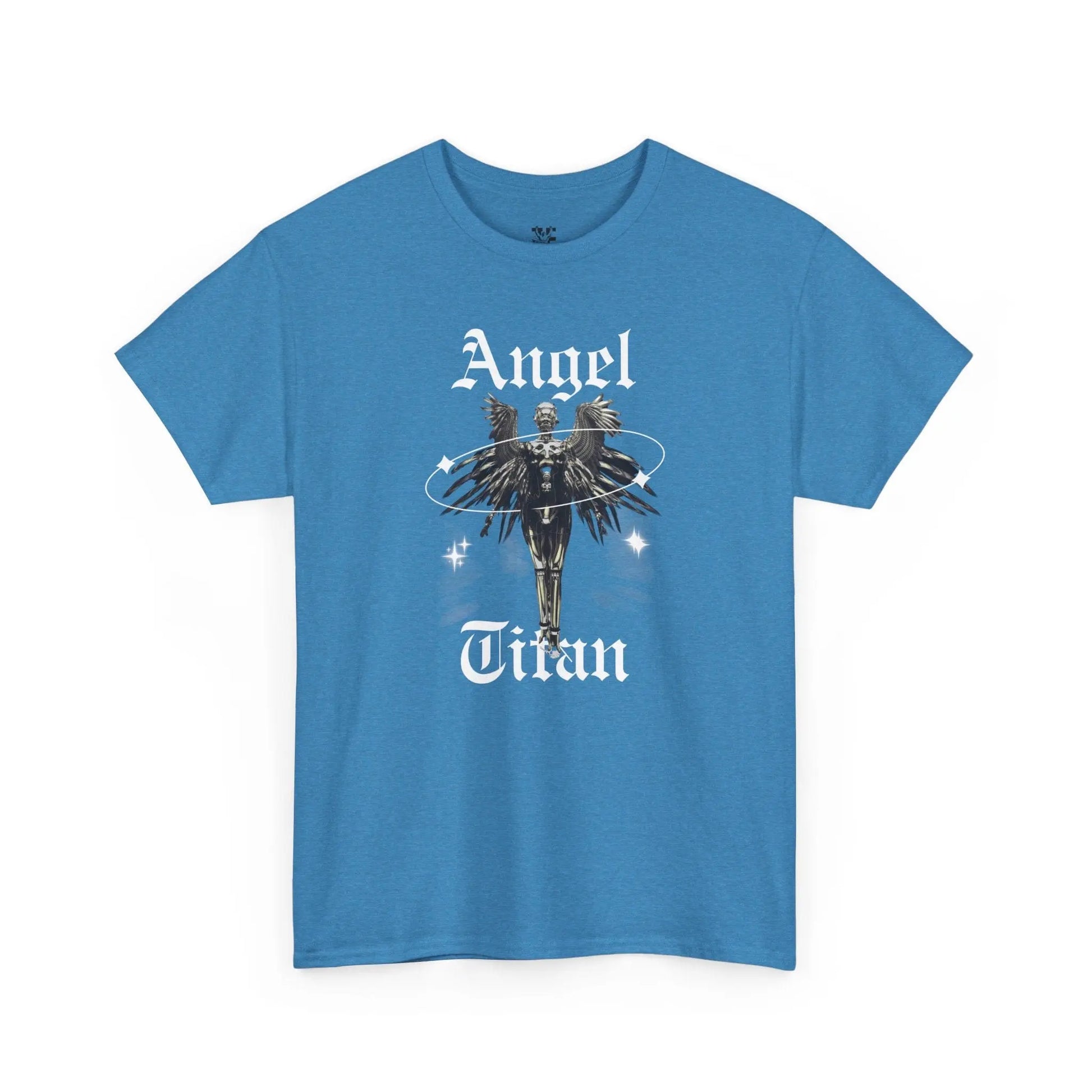 TitanFlex Strength Wear T-Shirt Heather Sapphire / S / Female Womens bodybuilding Angel Titan Gym T-Shirt – Ultimate Performance & Style Womens bodybuilding Angel Titan Gym T-Shirt – Ultimate Style