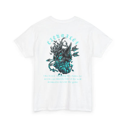 TitanFlex Strength Wear T-Shirt Men’s Gym T-Shirt – Fenrir & Arrows | Nordic Wolf Workout Shirt Men’s Gym T-Shirt – Fenrir & Arrows | Nordic Wolf Workout Shirt. Modern Viking bodybuilder
