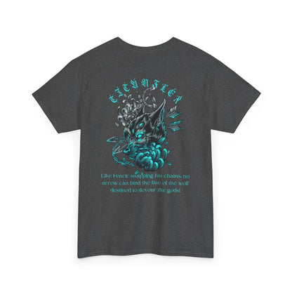 TitanFlex Strength Wear T-Shirt Men’s Gym T-Shirt – Fenrir & Arrows | Nordic Wolf Workout Shirt Men’s Gym T-Shirt – Fenrir & Arrows | Nordic Wolf Workout Shirt. Modern Viking bodybuilder
