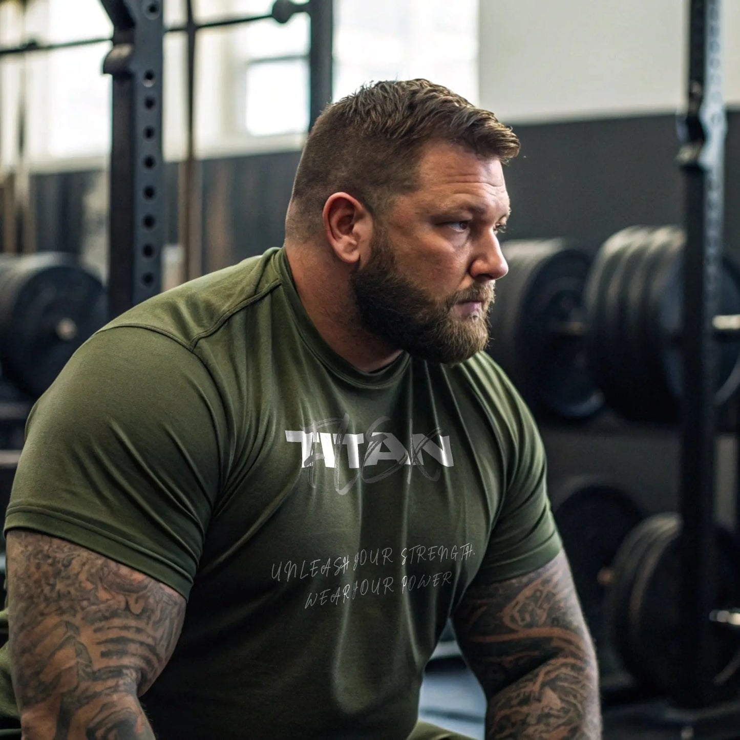 TitanFlex Strength Wear T-Shirt Titanflex  signature Mens T-Shirt Titanflex  signature Mens T-Shirt